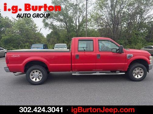 Red 2008 Ford F-250