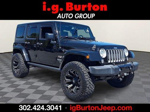 Black Clearcoat 2017 Jeep Wrangler Unlimited Sahara