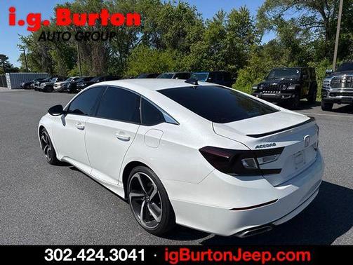 White 2022 Honda Accord Sport 2.0T