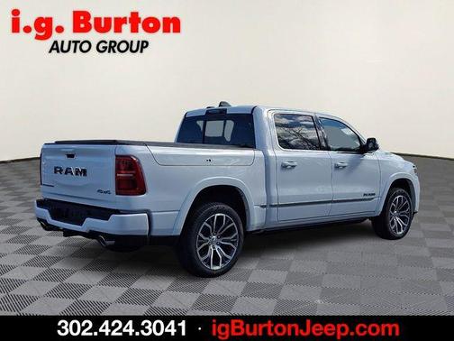 Bright White Clearcoat 2026 RAM 1500 Tungsten