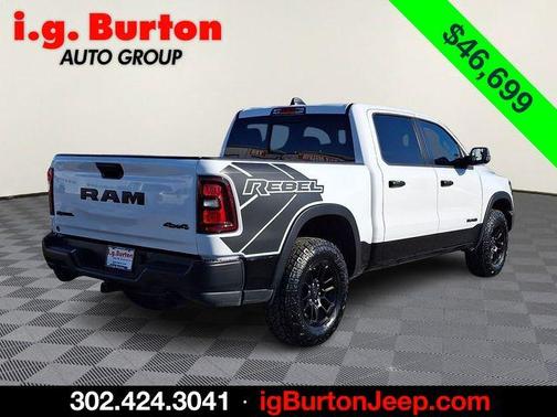 Bright White Clearcoat 2025 RAM 1500 Rebel