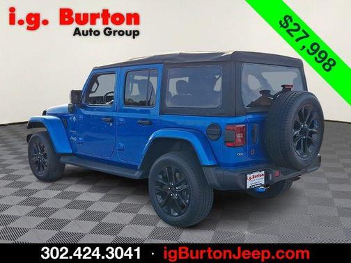 Hydro Blue Pearl 2023 Jeep Wrangler 4xe Sahara