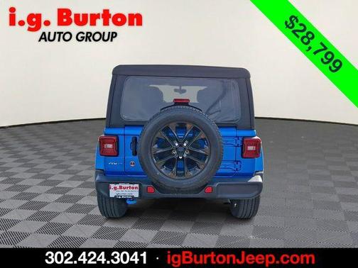 Hydro Blue Pearl 2023 Jeep Wrangler 4xe Sahara