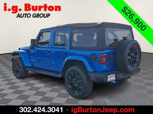 Hydro Blue Pearl 2023 Jeep Wrangler 4xe Sahara