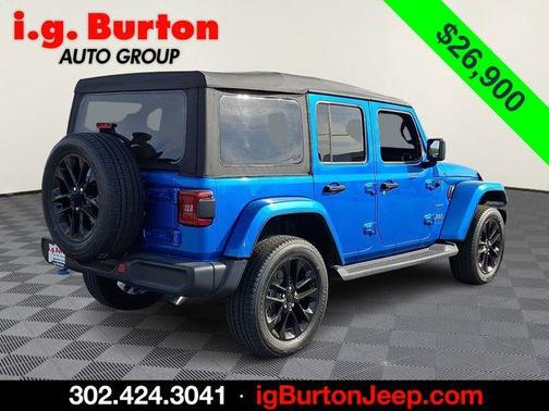 Hydro Blue Pearl 2023 Jeep Wrangler 4xe Sahara
