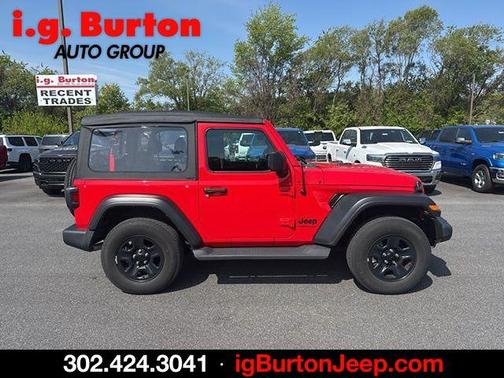 Firecracker Red Clearcoat 2022 Jeep Wrangler Sport