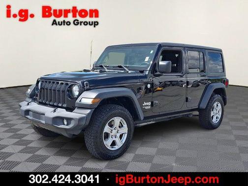 Black Clearcoat 2018 Jeep Wrangler Unlimited Sport