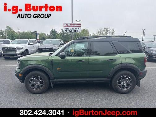 Green Metallic 2024 Ford Bronco Sport Badlands
