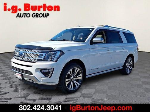 White Metallic 2020 Ford Expedition Max Platinum