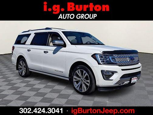 White Metallic 2020 Ford Expedition Max Platinum