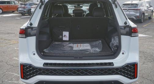 Opal White W/Deep Black Roof 2026 Volkswagen Tiguan 2.0T SE R-Line Black