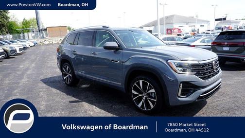 Gray 2026 Volkswagen Atlas 2.0T SEL Premium R-Line