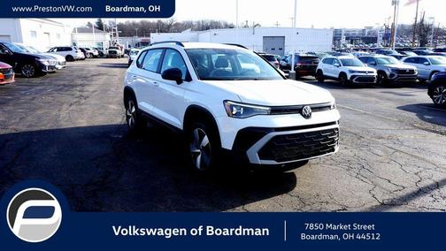Pure White 2026 Volkswagen Taos 1.5T S