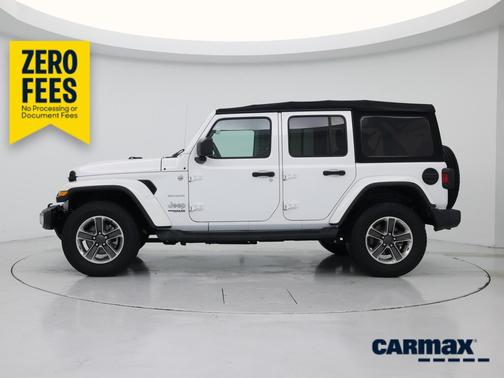 White 2022 Jeep Wrangler Unlimited Sahara