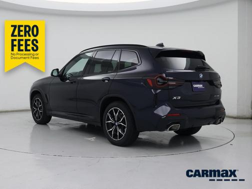 Black 2022 BMW X3 XDrive30i
