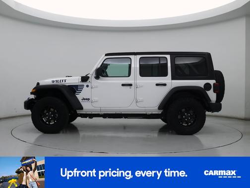 White 2024 Jeep Wrangler 4xe Willy's