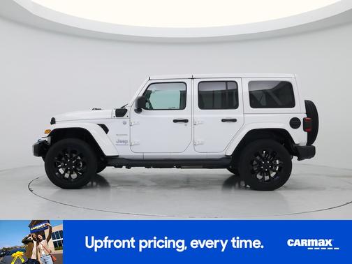 White 2023 Jeep Wrangler 4xe Unlimited Sahara