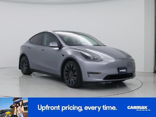 Silver 2024 Tesla Model Y Performance