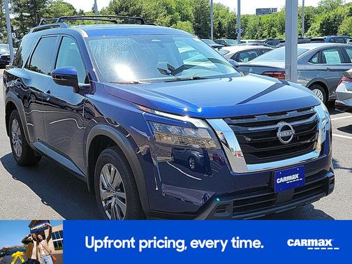 Blue 2025 Nissan Pathfinder SV