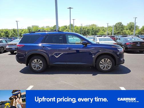 Blue 2025 Nissan Pathfinder SV