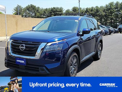 Blue 2025 Nissan Pathfinder SV