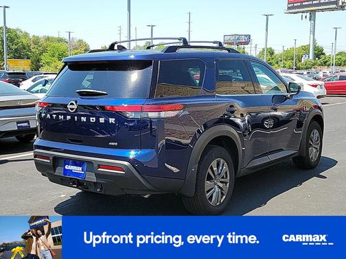 Blue 2025 Nissan Pathfinder SV