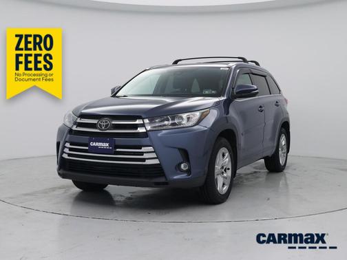 Blue 2019 Toyota Highlander Limited