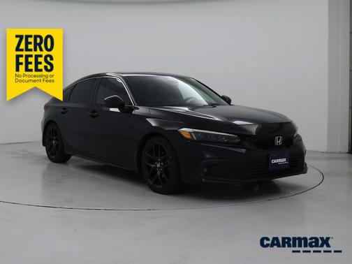 Black 2022 Honda Civic Sport Touring