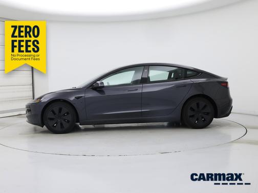 Gray 2025 Tesla Model 3 Long Range