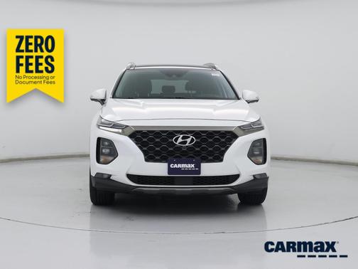 White 2020 Hyundai SANTA FE Limited