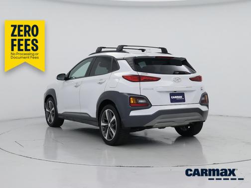 White 2021 Hyundai KONA Limited