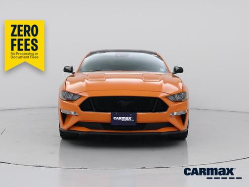Orange 2021 Ford Mustang GT
