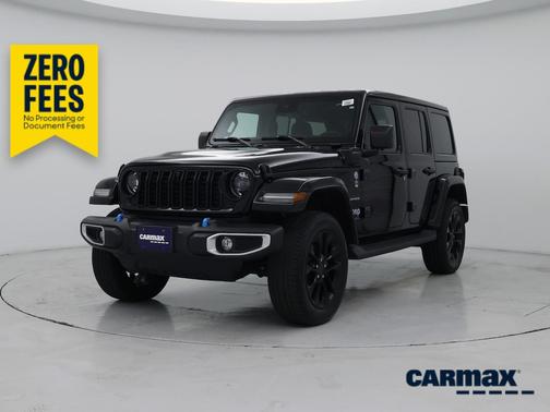 Black 2024 Jeep Wrangler 4xe Sahara