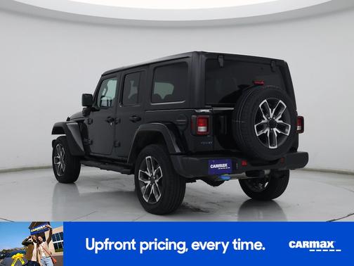 Black 2024 Jeep Wrangler 4xe Sport S