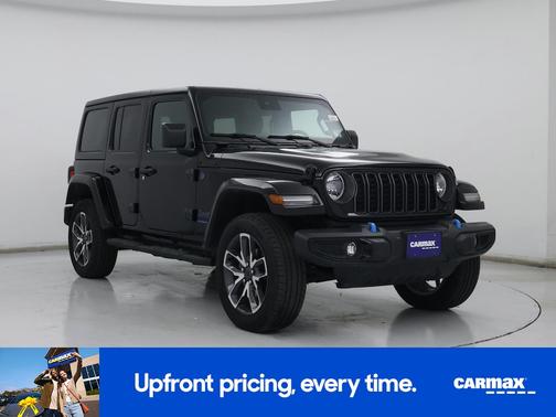 Black 2024 Jeep Wrangler 4xe Sport S
