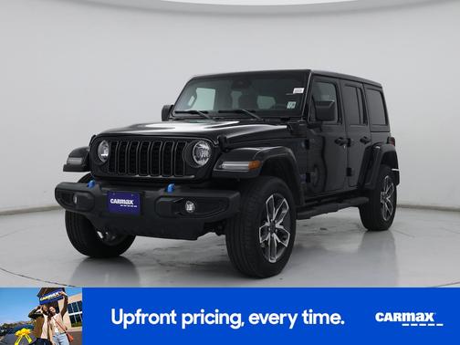Black 2024 Jeep Wrangler 4xe Sport S