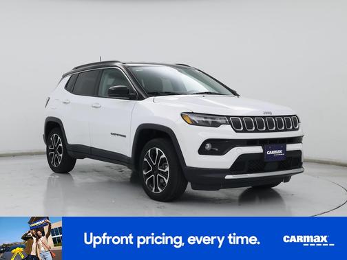 White 2022 Jeep Compass Limited