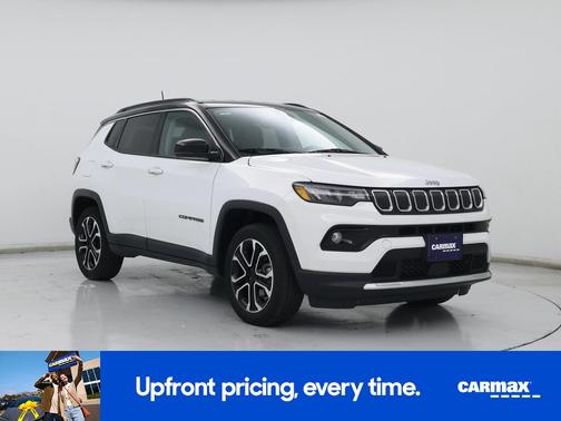 White 2022 Jeep Compass Limited