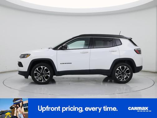 White 2022 Jeep Compass Limited