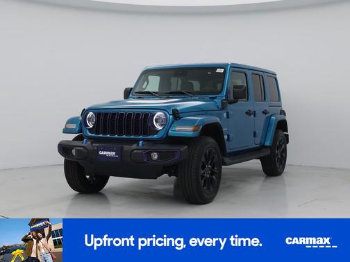 Blue 2024 Jeep Wrangler 4xe Sahara