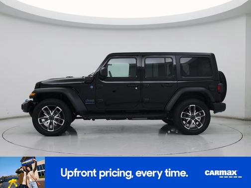 Black 2024 Jeep Wrangler 4xe Sport S