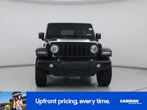 Black 2024 Jeep Wrangler 4xe Sport S