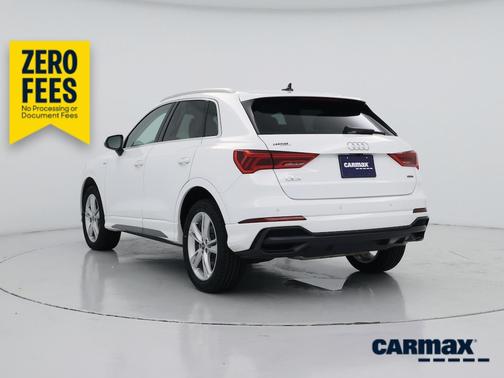 White 2022 Audi Q3 S-Line Premium