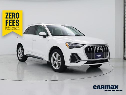 White 2022 Audi Q3 S-Line Premium