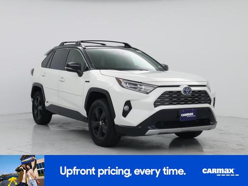 White 2020 Toyota RAV4 Hybrid XSE