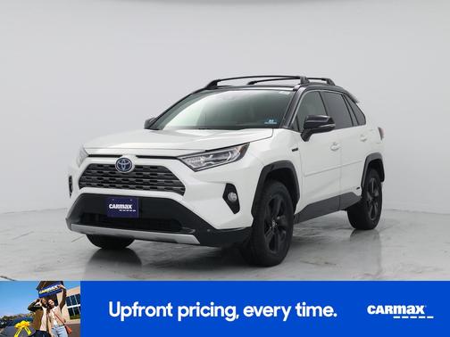 White 2020 Toyota RAV4 Hybrid XSE