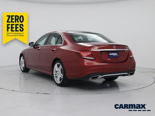 Red 2017 Mercedes-Benz E-Class