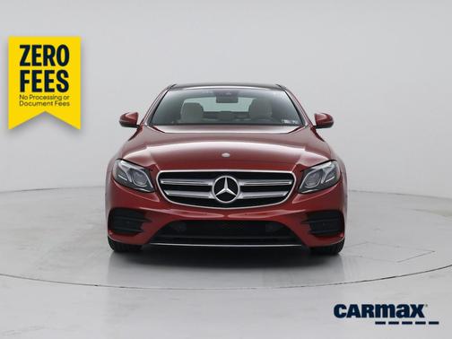 Red 2017 Mercedes-Benz E-Class