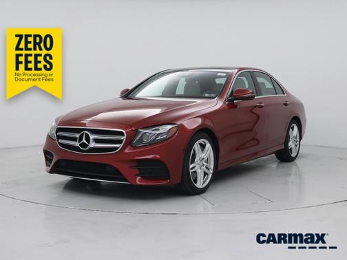 Red 2017 Mercedes-Benz E-Class