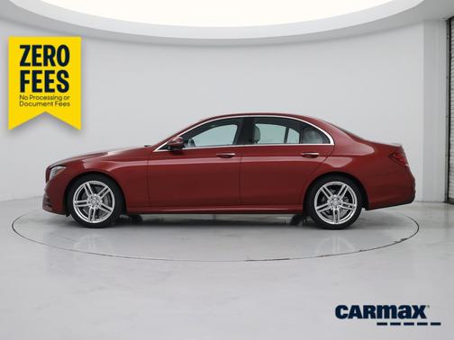 Red 2017 Mercedes-Benz E-Class